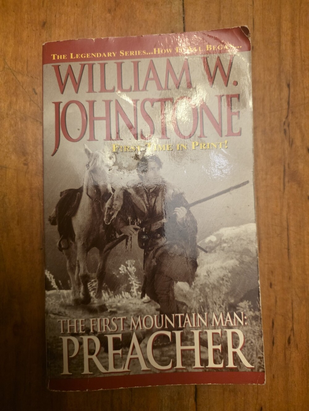 William W. Johnstone - The First Mountain Man: Preacher (Red Cover)
